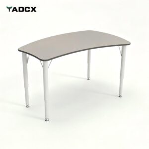 Bow-Shaped Collaborative Desk