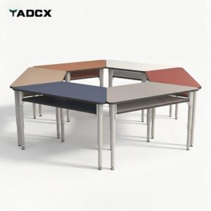 T-Shaped Collaborative Desk- Double-Deck