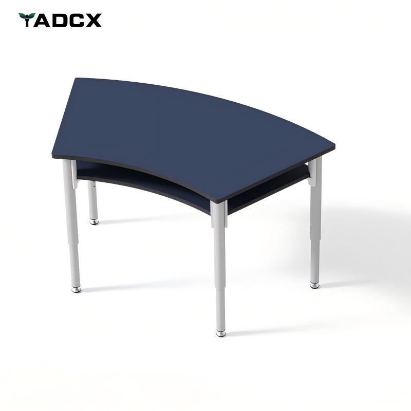 Small‑size Fan‑shaped Cooperation Table-Double Desk