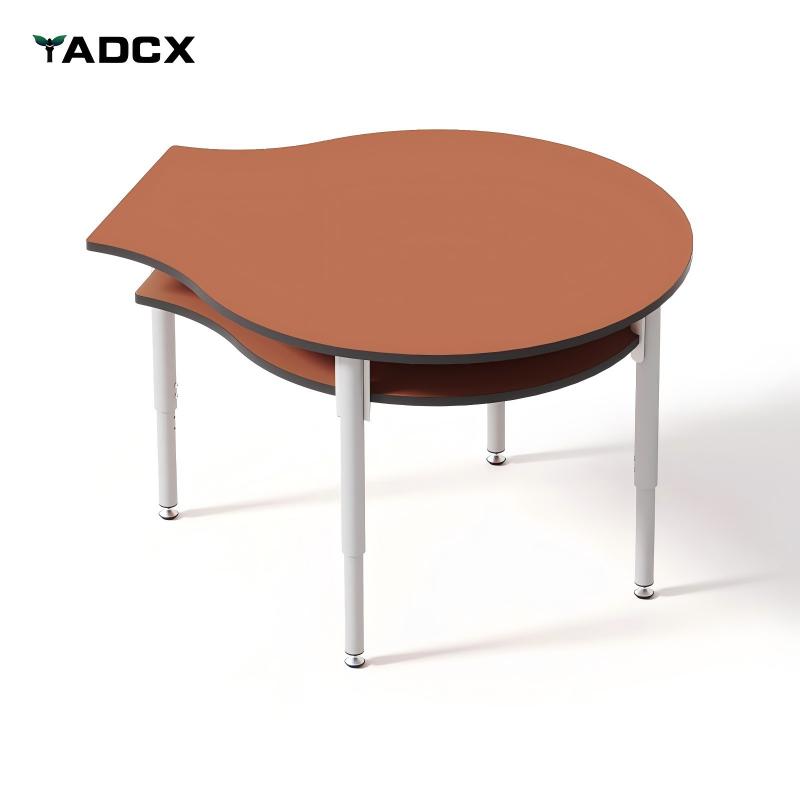Teardrop‑shaped Cooperation Table（C）-Double Desk